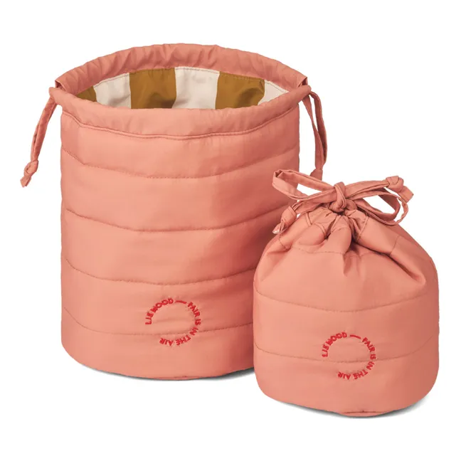 Luan Storage Pouches - Set of 2 | Pink