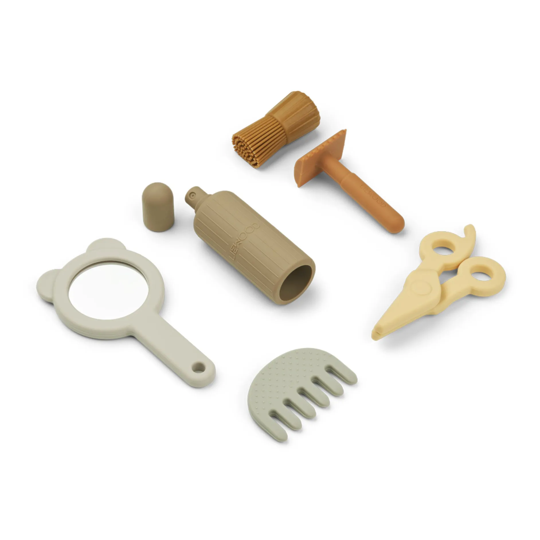 Liewood Nude Freddie Silicone Barber Set