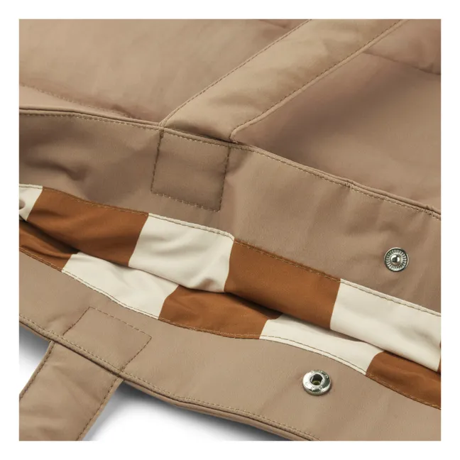 Quilted Shopping Bag | Beige