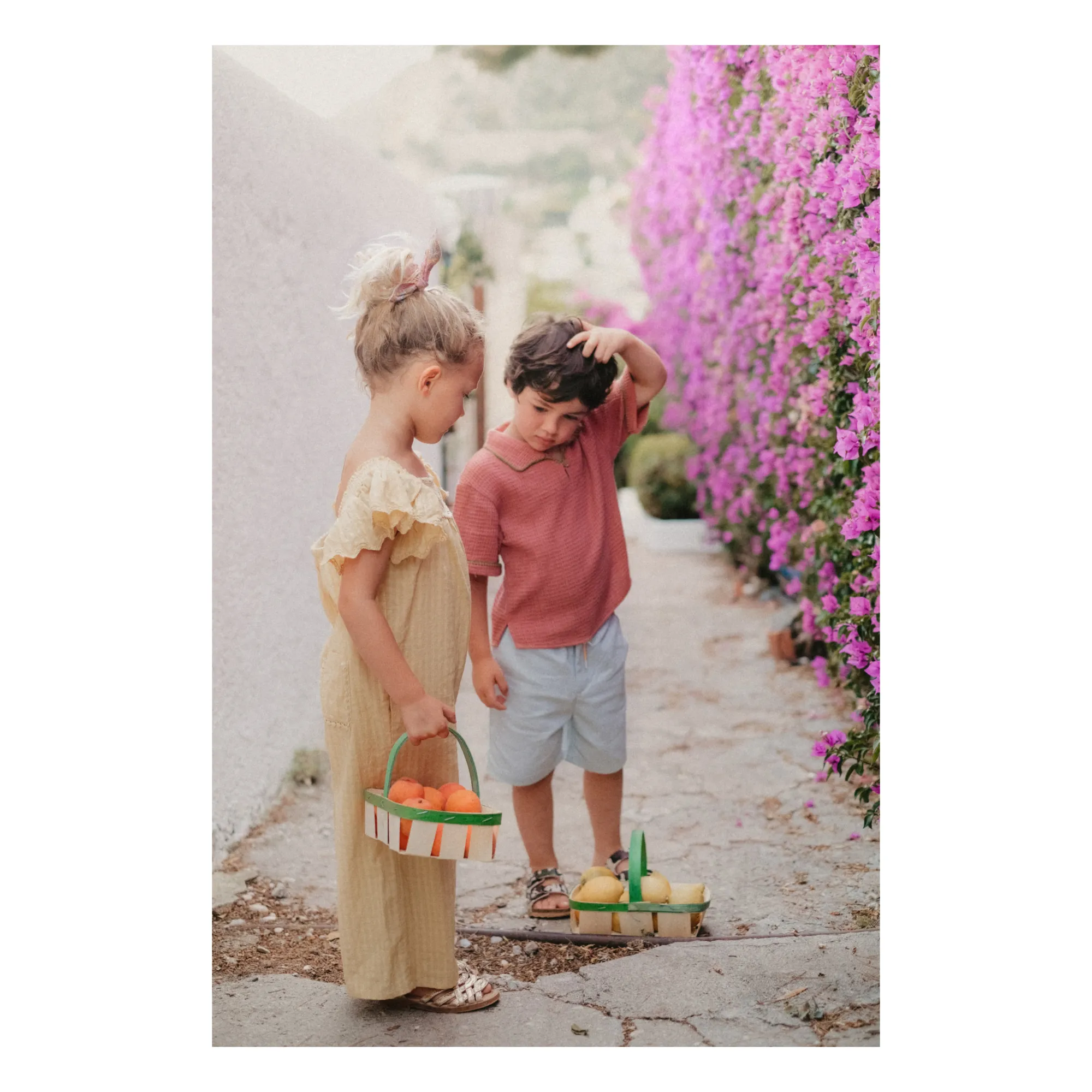 Irene Organic Cotton Jumpsuit | Pale yellow- Product image n°5