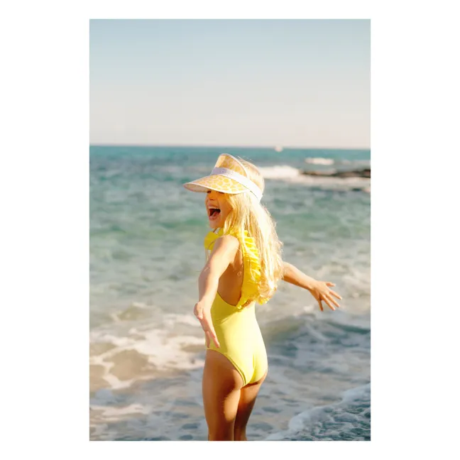 Maillot de Bain 1 Pièce Bora Bora Fibres Recyclées | Jaune