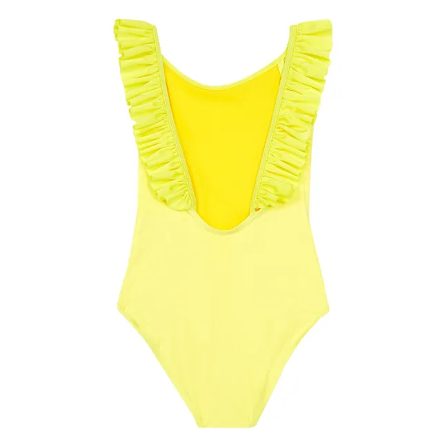 Maillot de Bain 1 Pièce Bora Bora Fibres Recyclées | Jaune