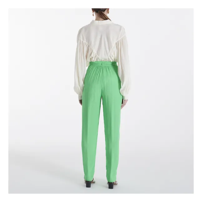 Pantalon Jogger à Pinces | Vert