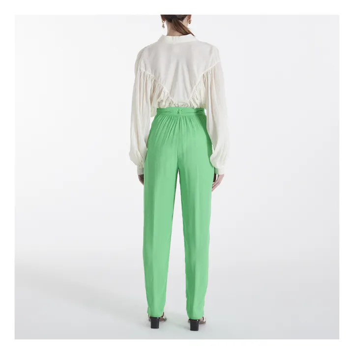 Pantalon Jogger à Pinces | Vert- Image produit n°2