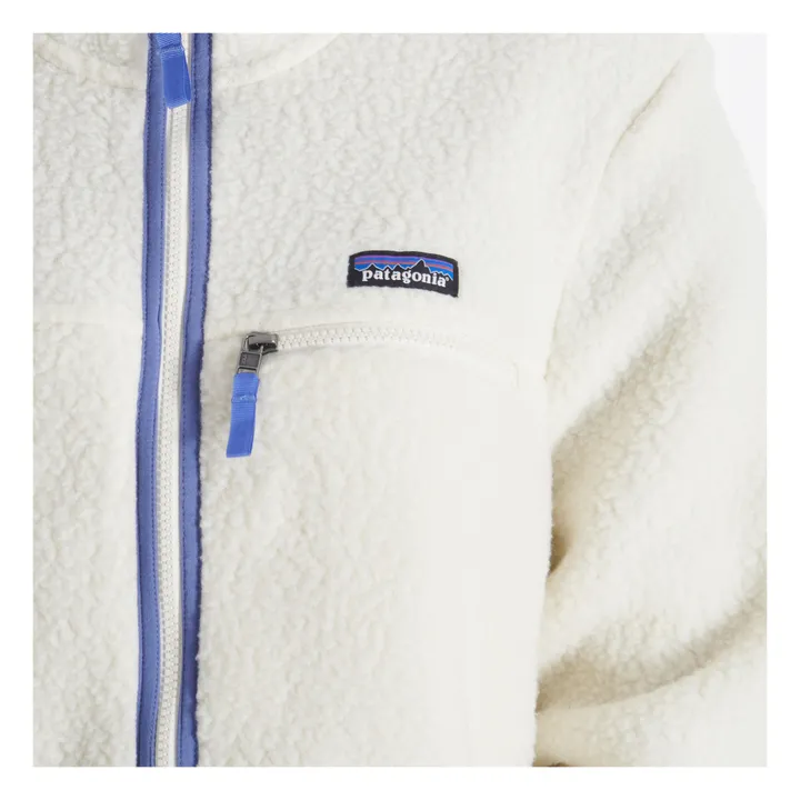 Polaire Zippée Retro Pile | Naturel- Image produit n°3
