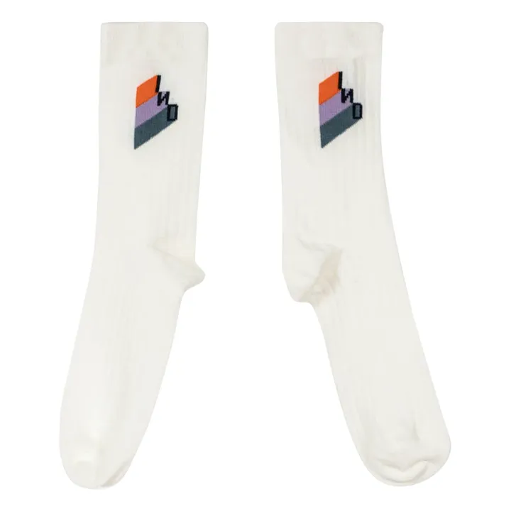 Socken Liselotte  | Weiß- Produktbild Nr. 0