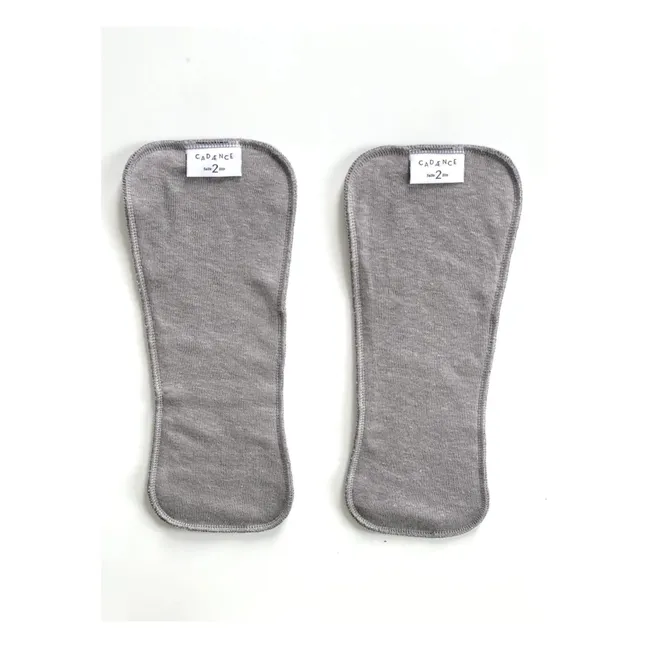Insert pour couche de bain - Lot de 2 | Gris