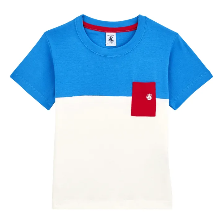 Camiseta Bailing de algodón orgánico | Azul- Imagen del producto n°0