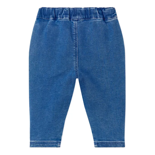 Bap Organic Cotton Denim Trousers | Denim blue