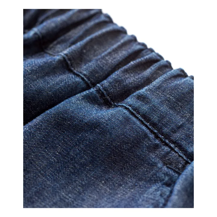 Pantalón corto Baptiste Denim de algodón orgánico | Azul- Imagen del producto n°1