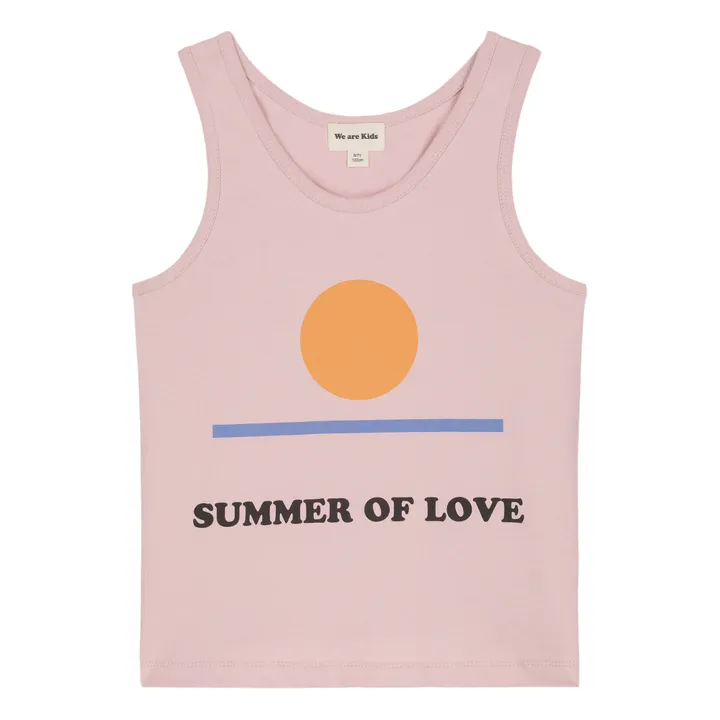 Marcel "Summer of Love" Tank Top Bio-Baumwolle | Blassrosa- Produktbild Nr. 0