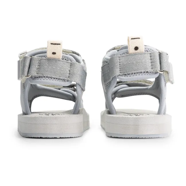 Recycled Plastic Velcro Sandals | Grey