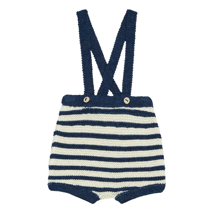 Pantaloncini da marinaio in alpaca baby | Blu marino- Immagine del prodotto n°0