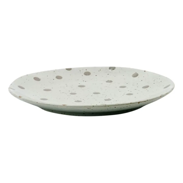 Dots Stoneware Plate | Beige- Product image n°2