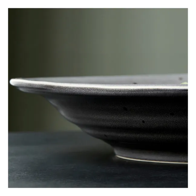 Plato hondo Rustic | Gris Oscuro