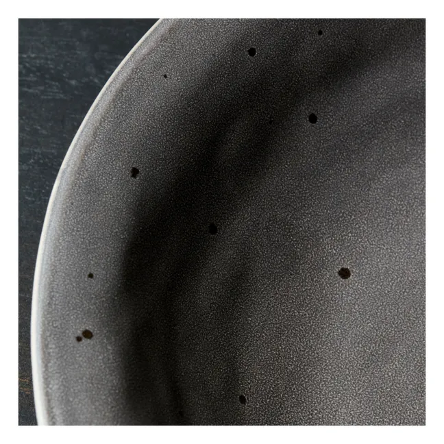Plato hondo Rustic | Gris Oscuro