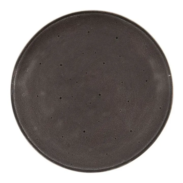 Plato de postre Rustic de gresite | Gris Oscuro- Imagen del producto n°0