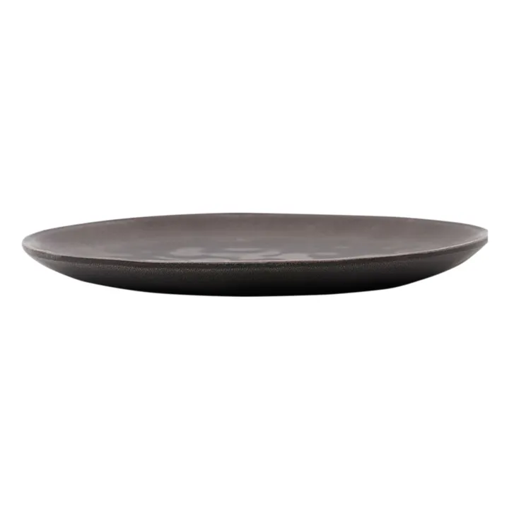 Plato de postre Rustic de gresite | Gris Oscuro- Imagen del producto n°2