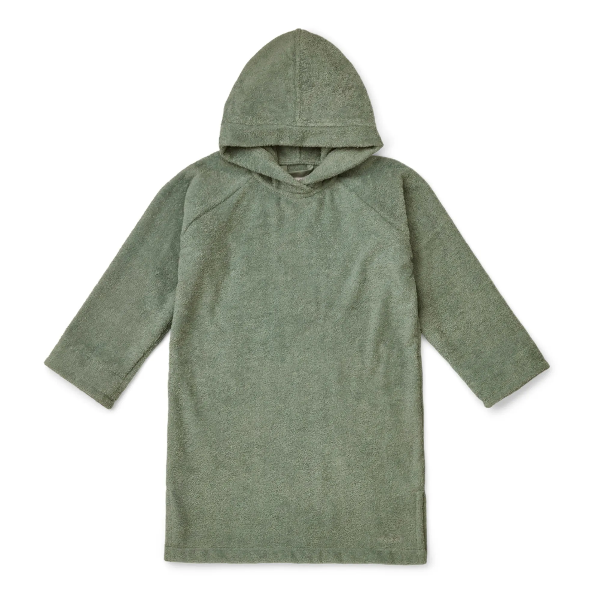 Liewood Green Emilia Organic Cotton Terry Long Poncho