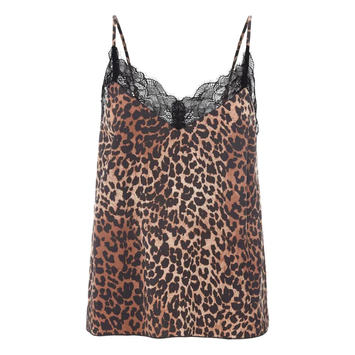 Sopra del pigiama Camelia | Leopardo- Immagine del prodotto n°0