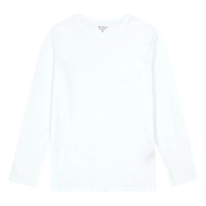 Crew Pocket T-Shirt | White- Product image n°0