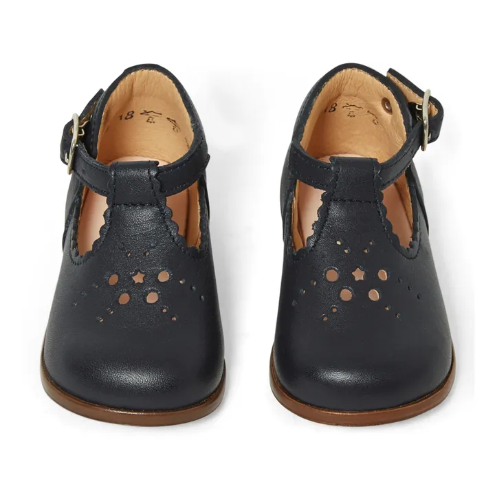 Zeus Calfskin Mary Janes | Navy blue- Product image n°3
