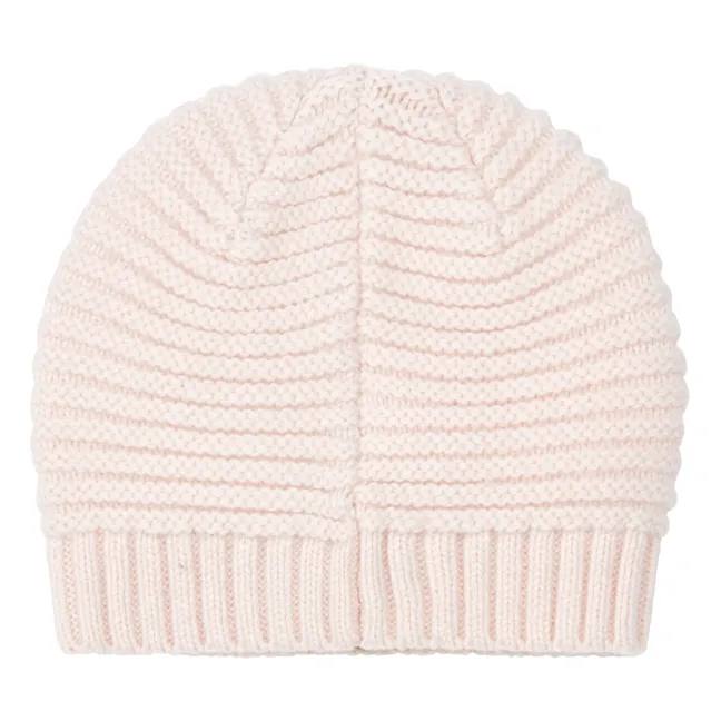 Merino Wool Beanie | Pale pink