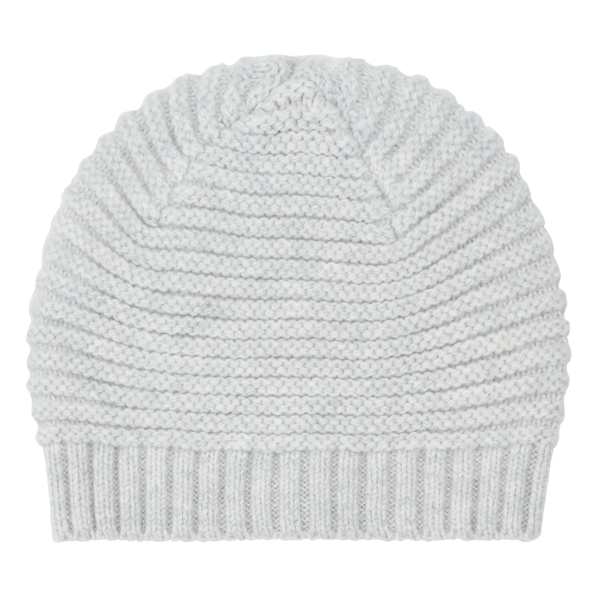 Bonton Heather Grey Merino Wool Beanie