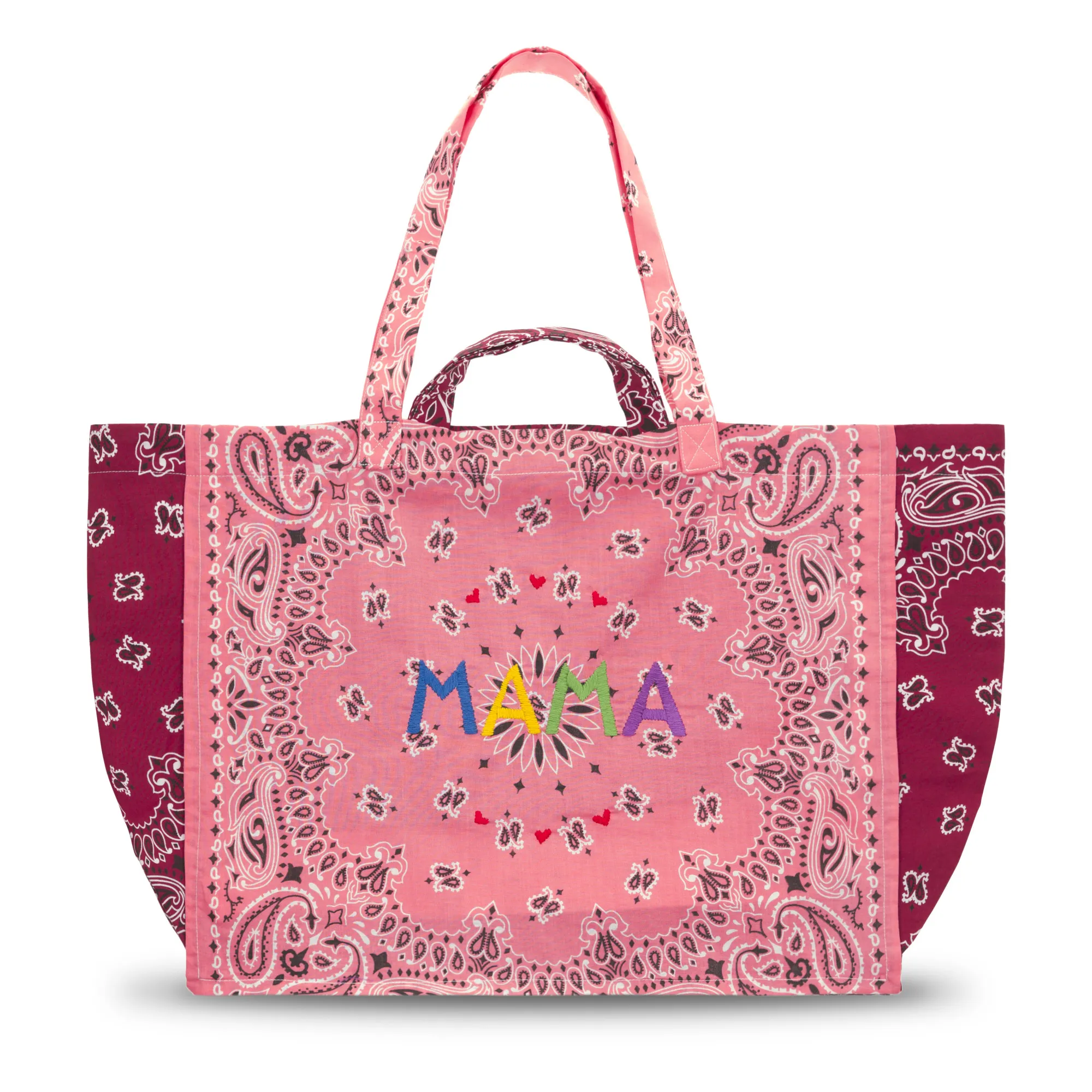 Call it by your name - Mama Tote Bag - Burgundy | Smallable
