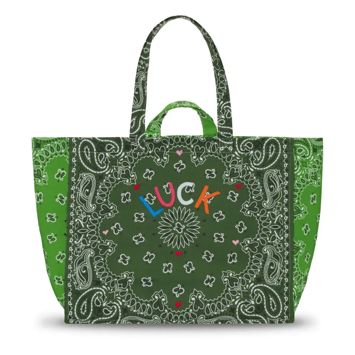 Luck Maxi Tote Bag | Green- Product image n°0