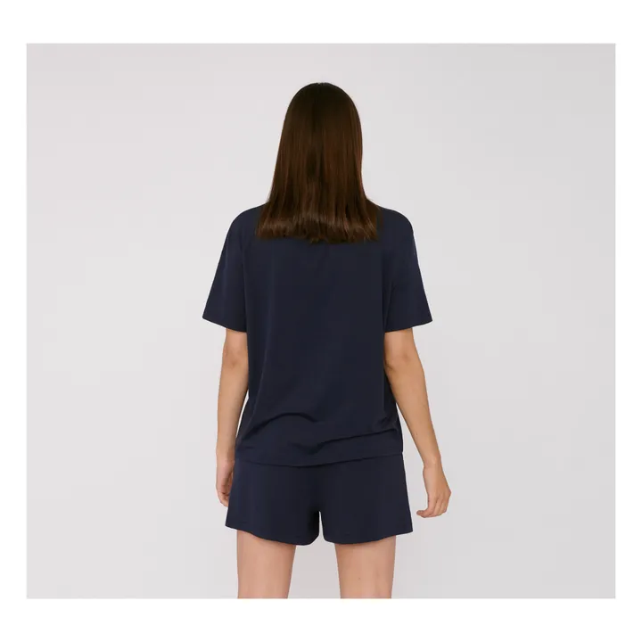 Tencel Lite T-Shirt | Navy blue- Product image n°2