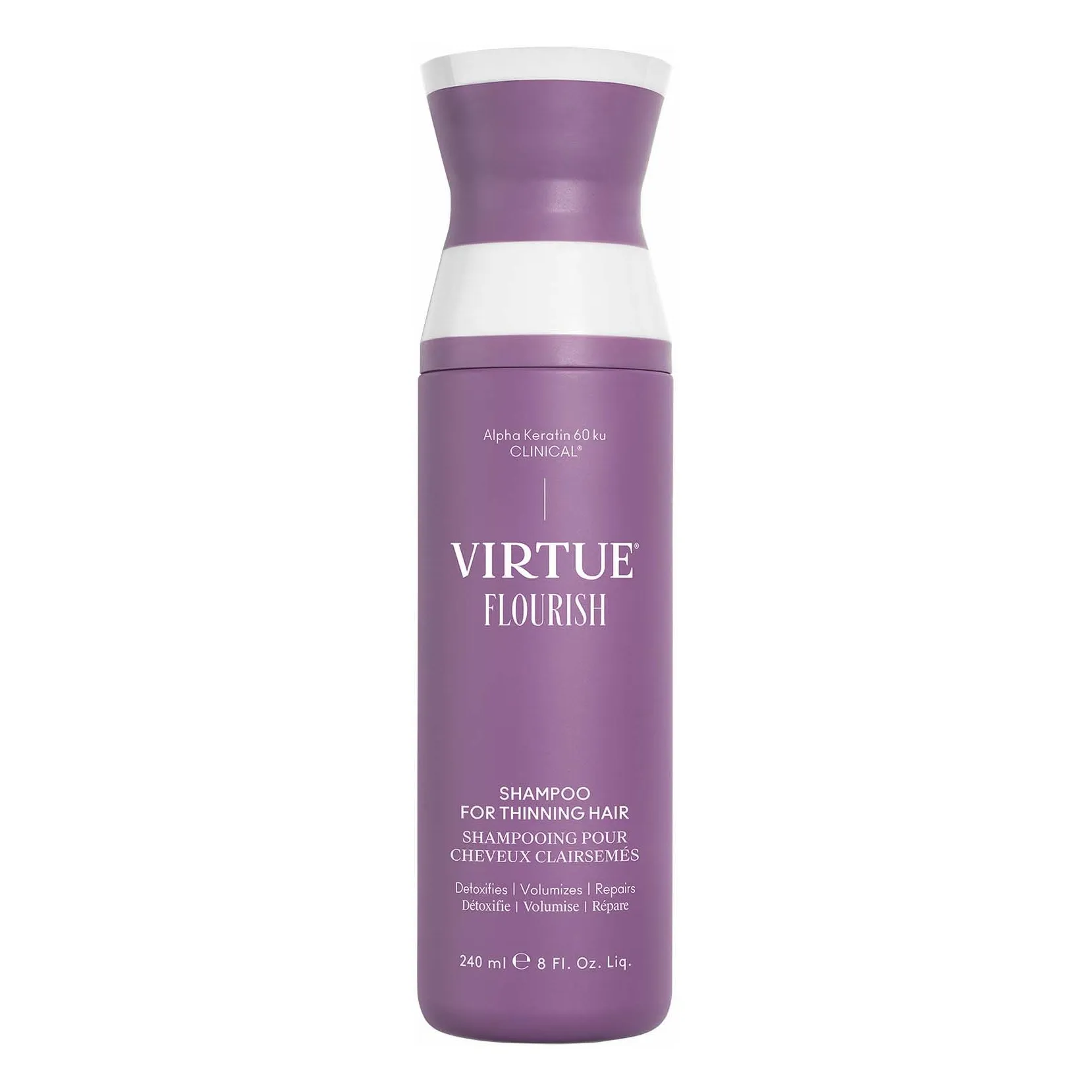 Virtue Untinted Flourish Shampoo For Thinning Hair - 240 Ml