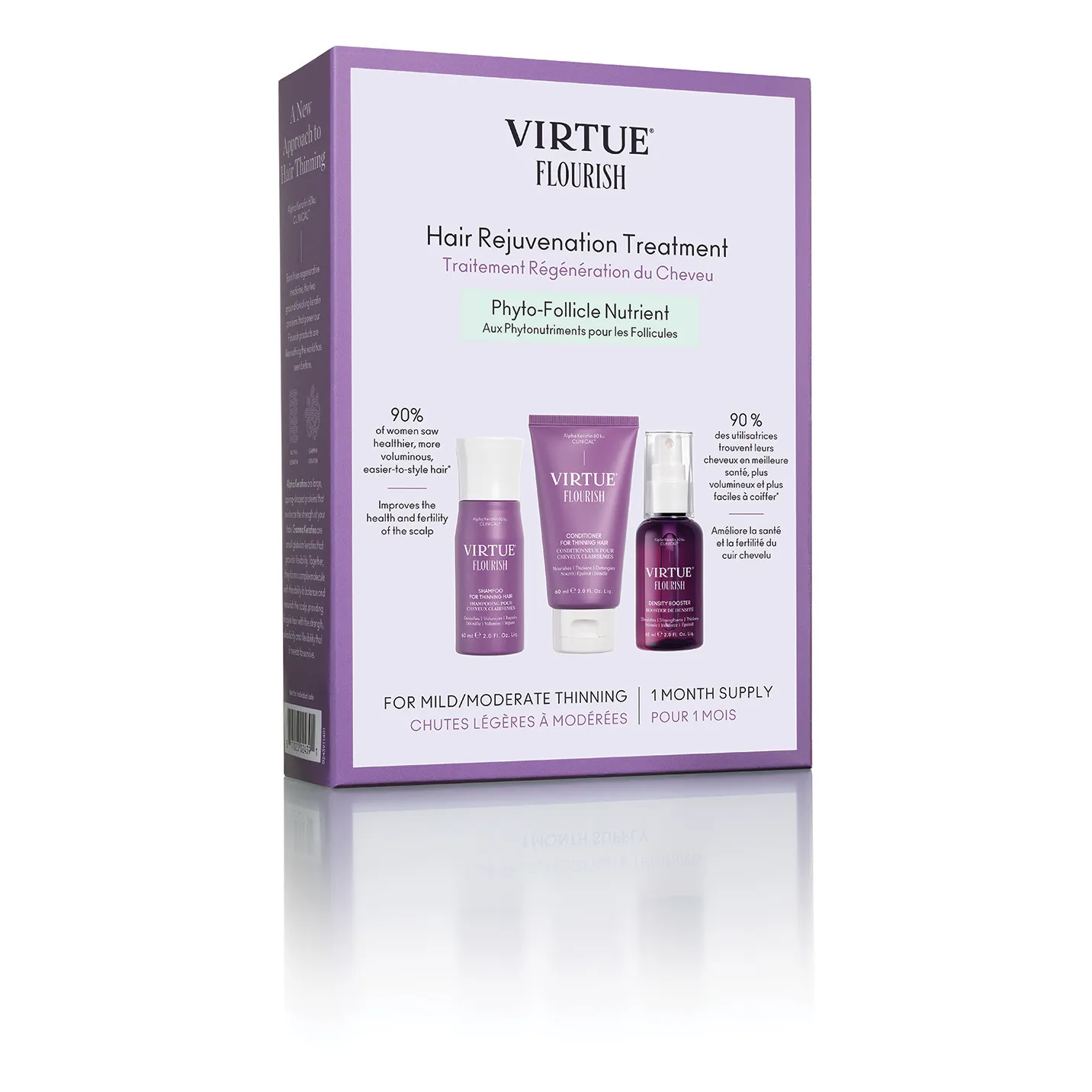 Virtue Untinted Hair Rejuvenation Treatment Kit - 1 Months