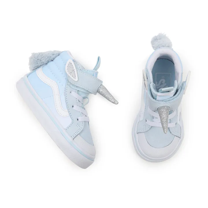 Vans Sneakers Montantes SK8-Hi Elastico Unicorno Azzurro