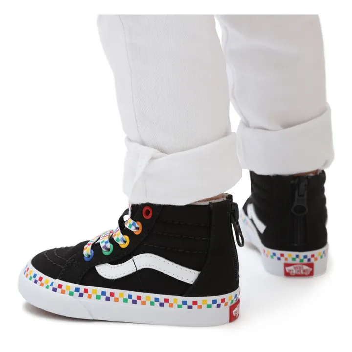SK8-Hi Multicoloured Rainbow High-Top Sneakers | Black- Product image n°1
