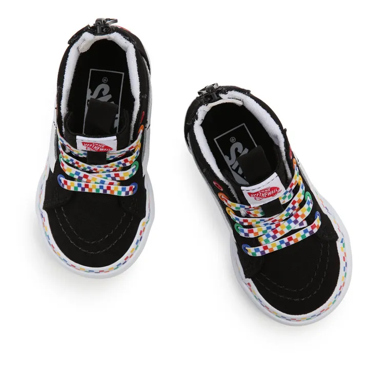 SK8-Hi Multicoloured Rainbow High-Top Sneakers | Black- Product image n°3