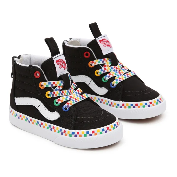 SK8-Hi Multicoloured Rainbow High-Top Sneakers | Black- Product image n°4