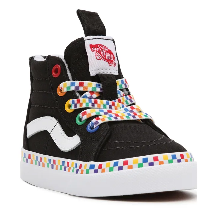 SK8-Hi Multicoloured Rainbow High-Top Sneakers | Black- Product image n°5