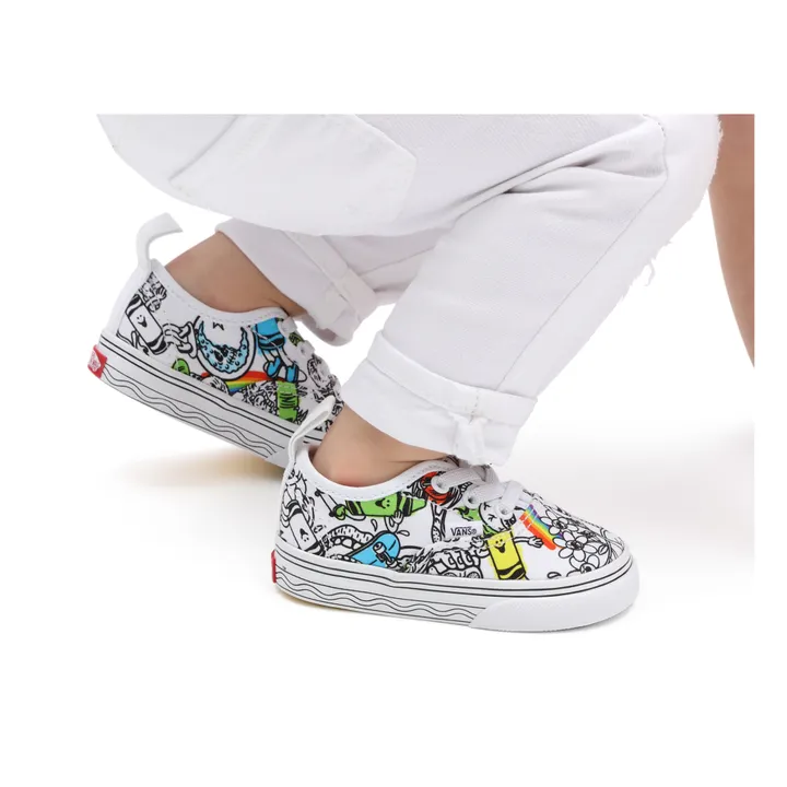 Vans Sneakers Authentic, con lacci elastici, DIY Vans X Crayola