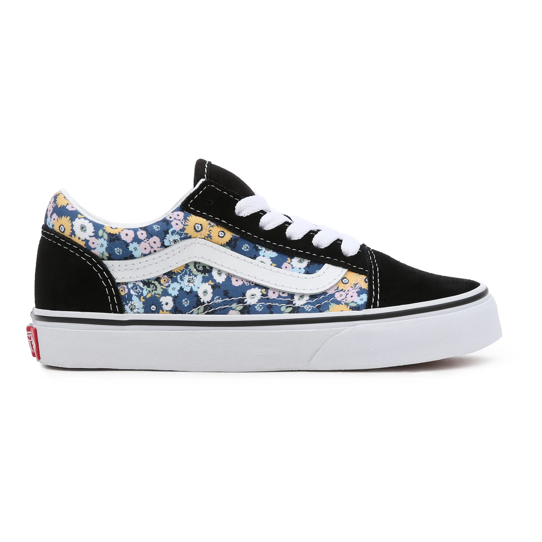 Garden Floral Vans Old Skool Noir A Fleur Skool Platform Vans Old