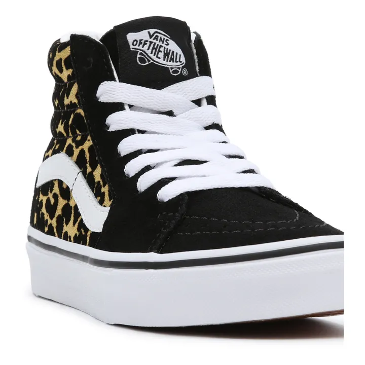 SK8-Hi Leopard Print High-Top Sneakers | Black- Product image n°3