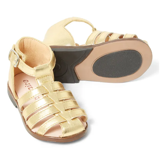 Zeus Gorgo Sandals | Gold