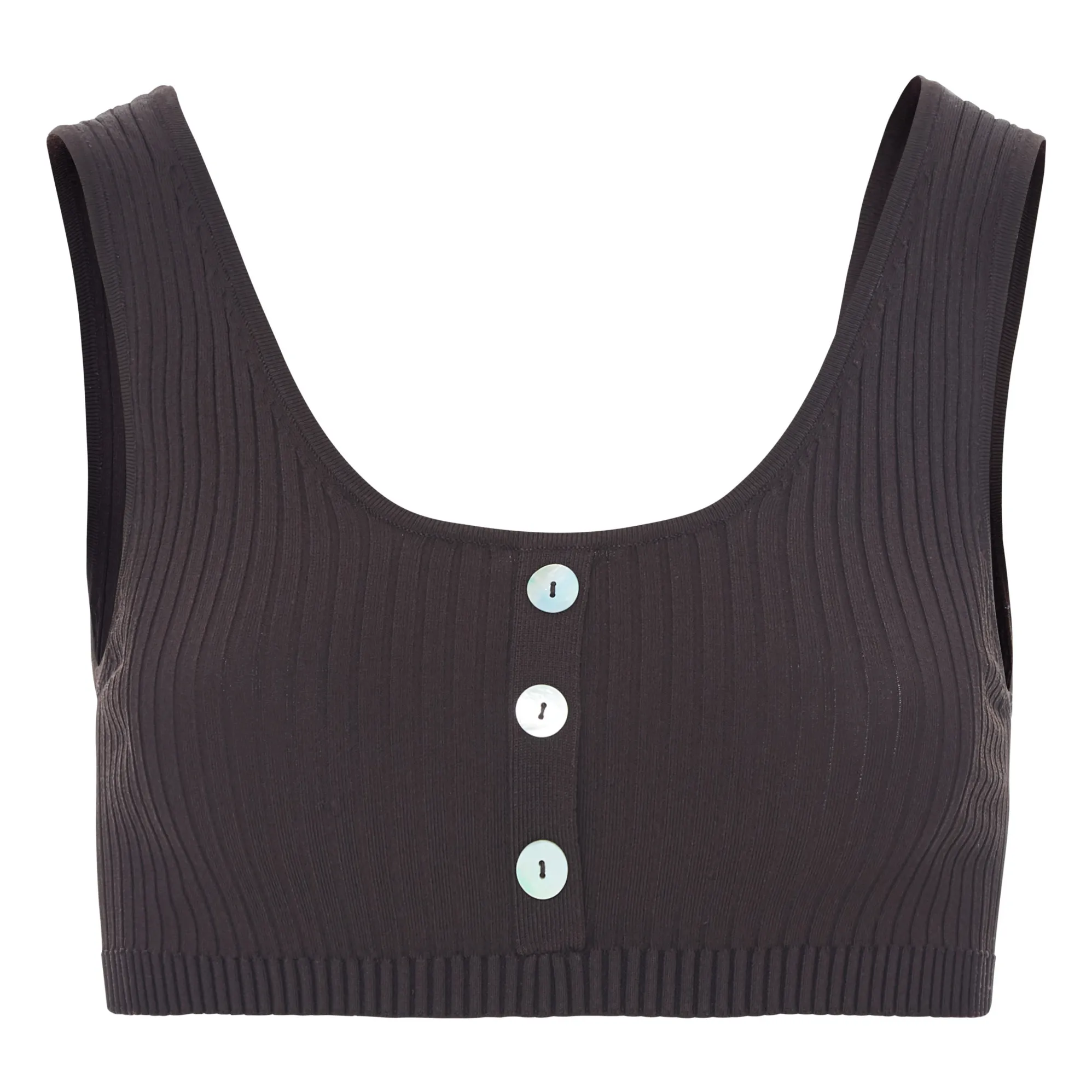 Live The Process Brown Saros Crop Top