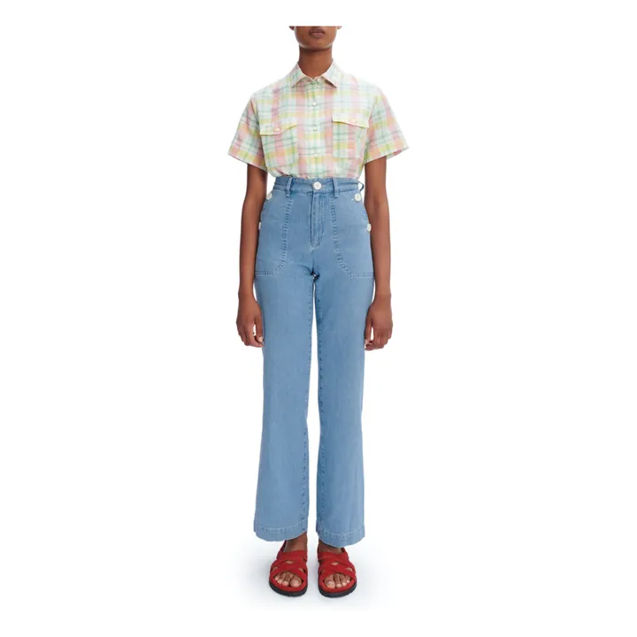 Olivia Lightweight Denim Jeans | Blue- Product image n°0