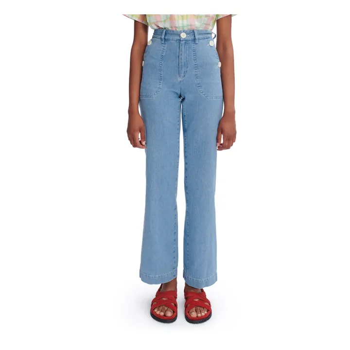Olivia Lightweight Denim Jeans | Blue- Product image n°1