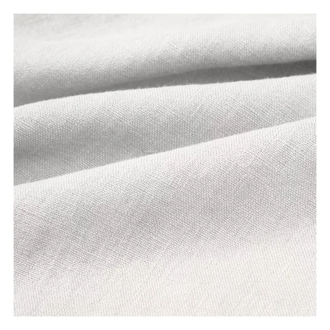 Overlocked Hem Washed Linen Tablecloth | Off white