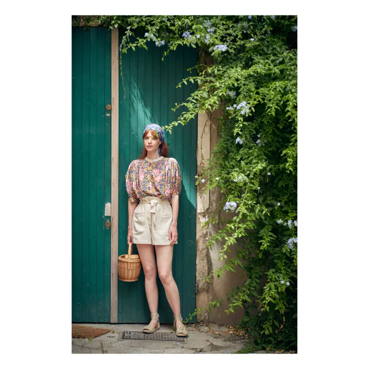 Virginia Denim Shorts - Women’s Collection  | Ecru- Product image n°3