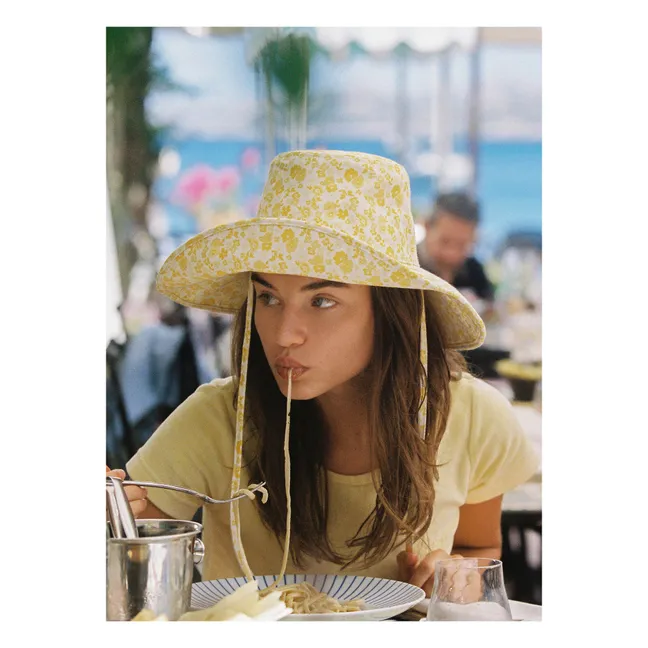 Sunshine Bloom Holiday Bucket Hat | Yellow