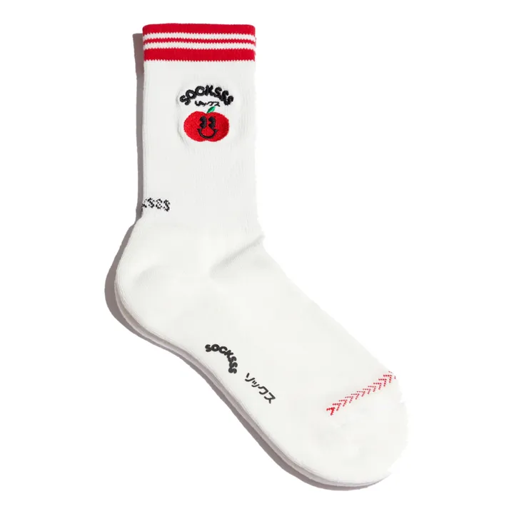 Socken little league aus Bio-Baumwolle | Rot- Produktbild Nr. 0