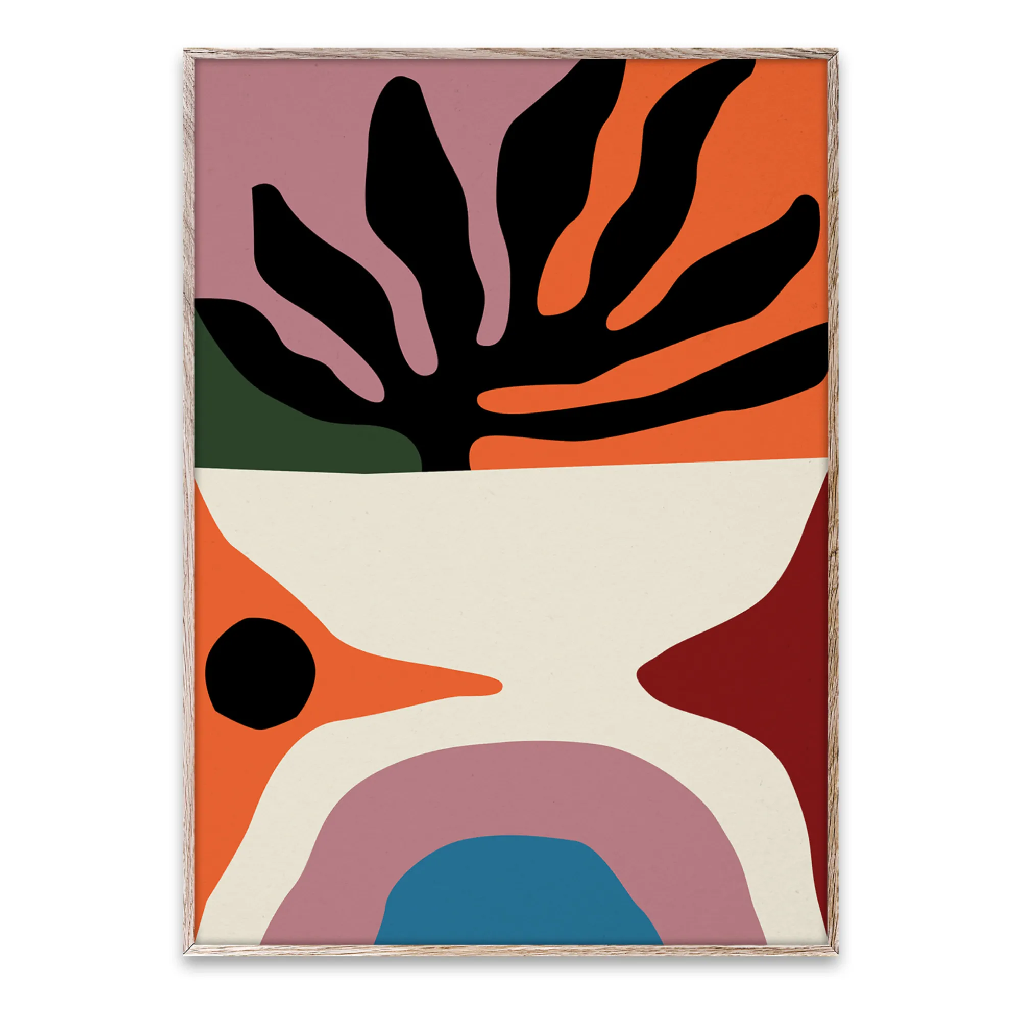 Paper Collective Multicoloured Flora Poster